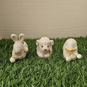 ENESCO... VINTAGE RABBIT, DUCK AND BUNNY BY ENESCO...lot of 3 Pcs